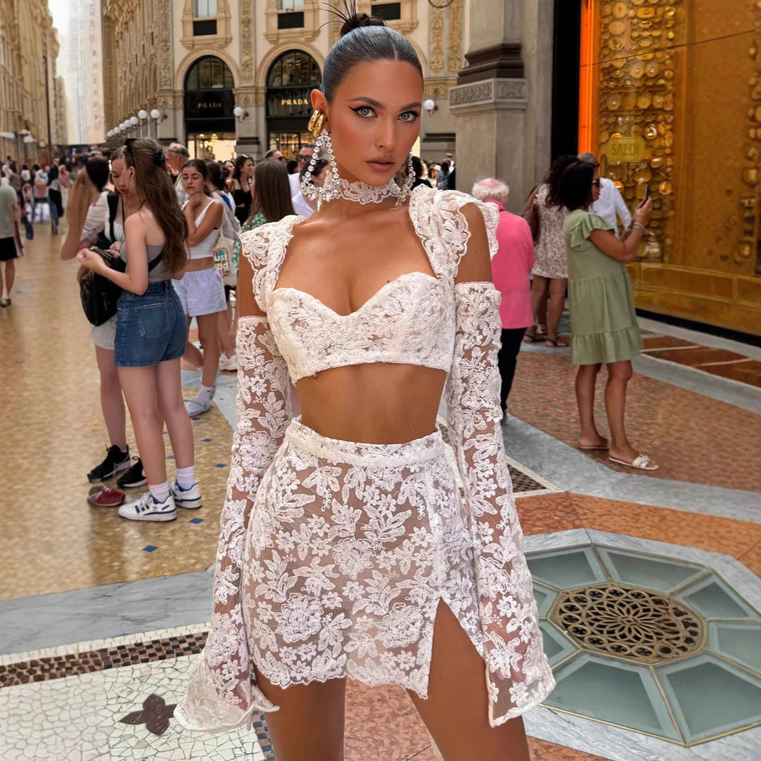 Two-Piece Lace Set Women's Lune London