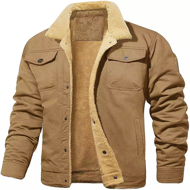 Winter jacket for men with soft plush lining Lune London