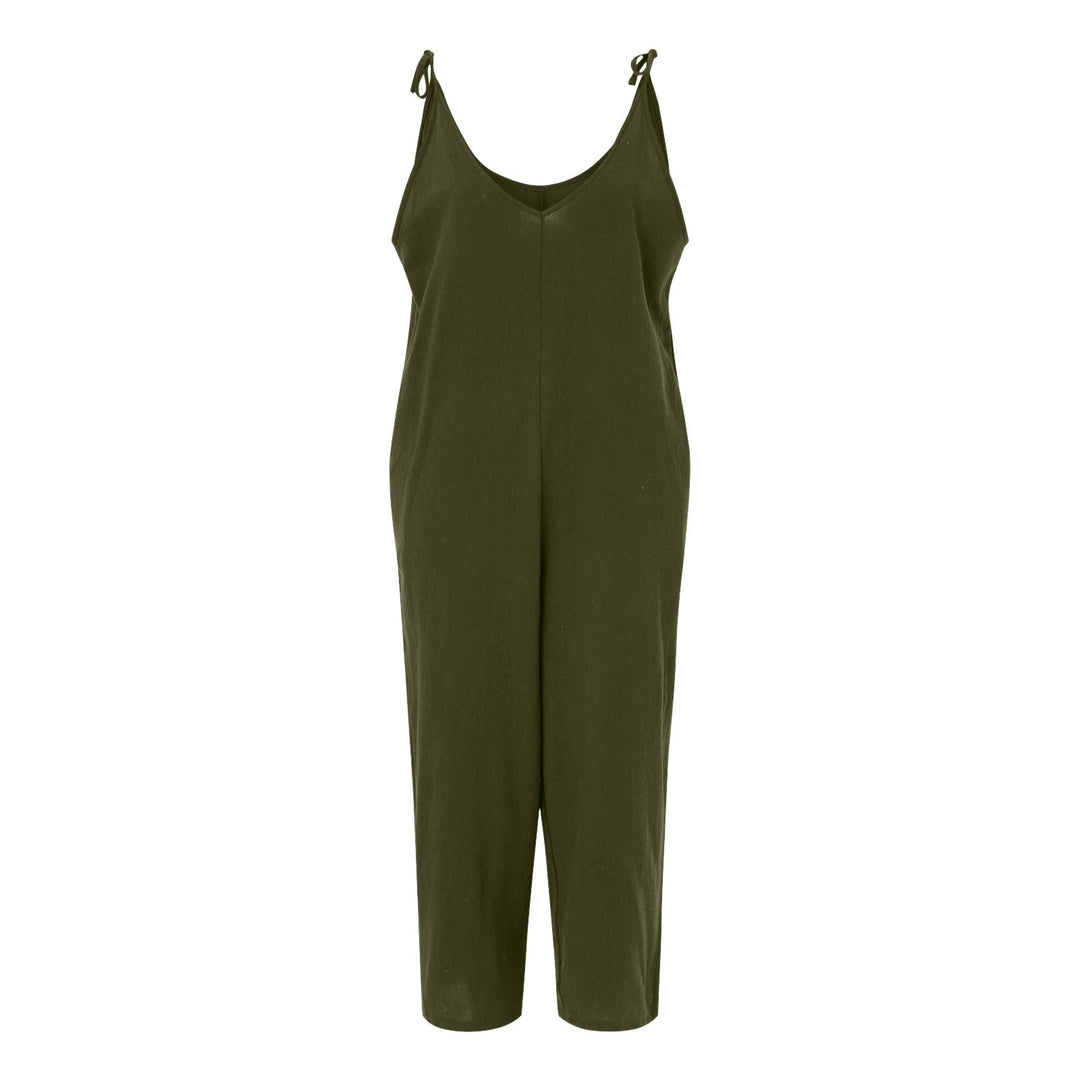 Ladies Leisure Spaghetti Strap Overall Lune London