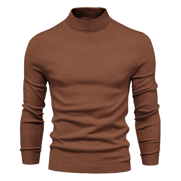 Fine sweater for men with a high collar and modern design Lune London