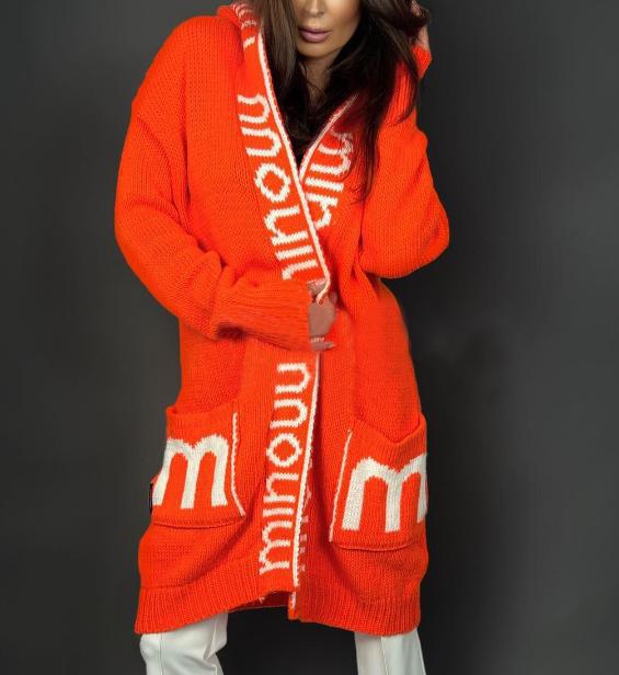 Ladies comfortable Lune London hooded Cardigan