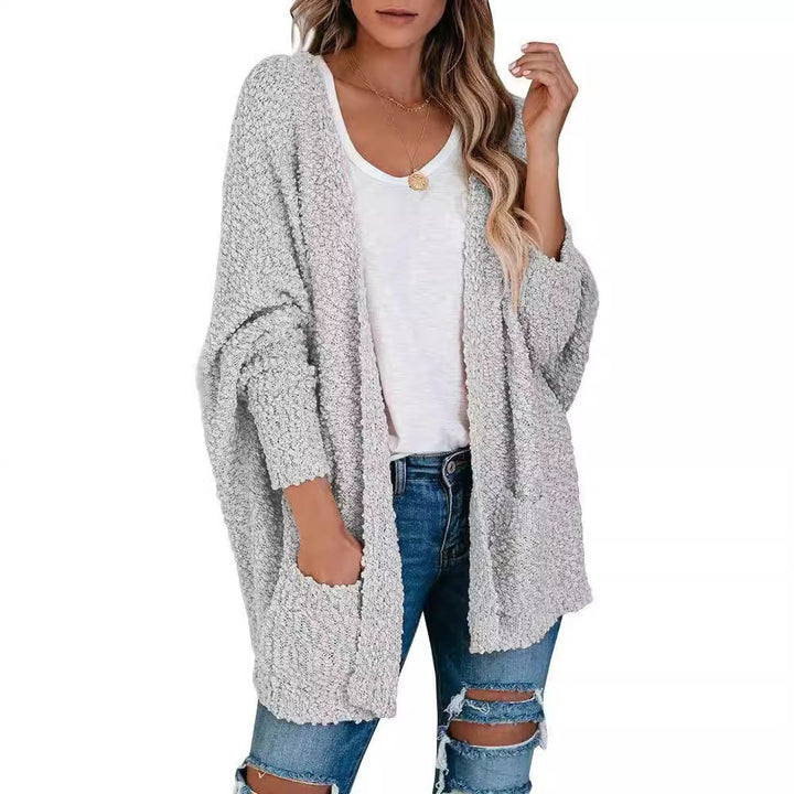 Ladies Large Cardigan with Loose Structure Lune London