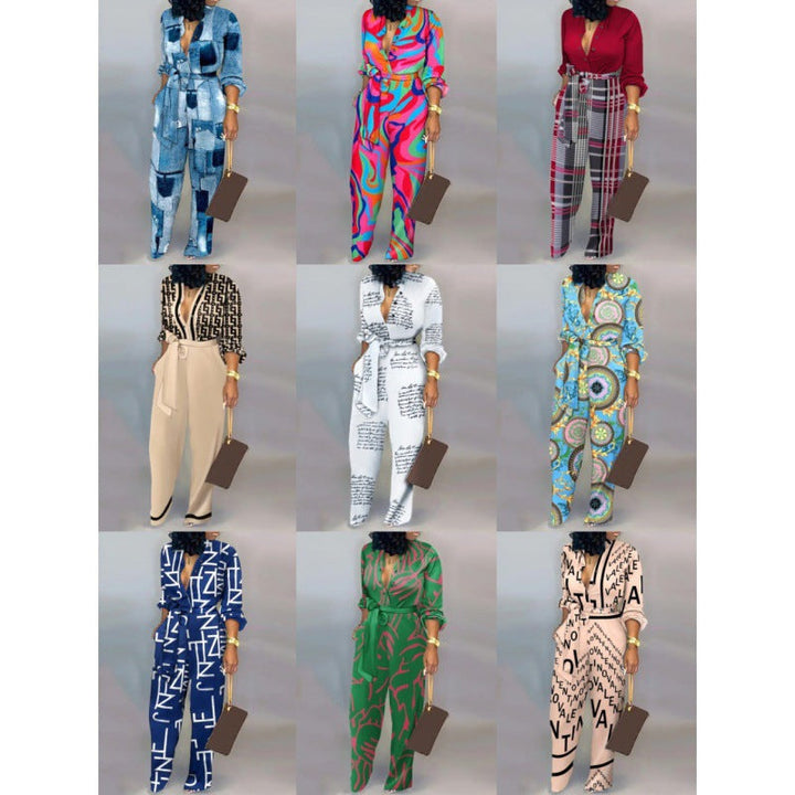 Women's Denim Jumpsuit with Fashionable Patchwork Design and Practical Pockets Lune London