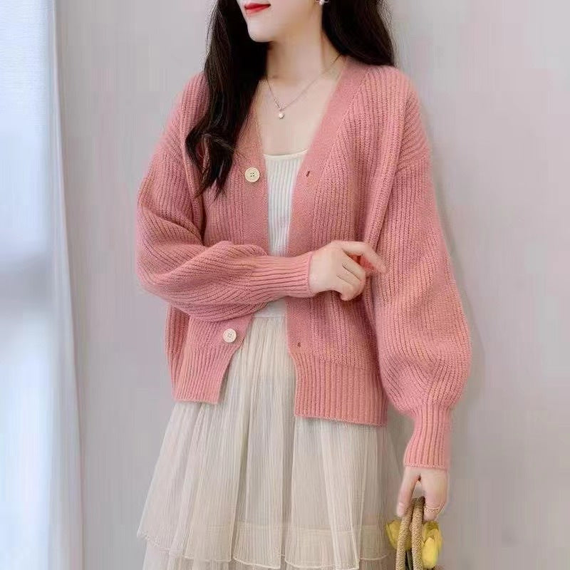 Women Comfortable Pullover with Wide Sleeves and Discreet Ribbed Design Lune London