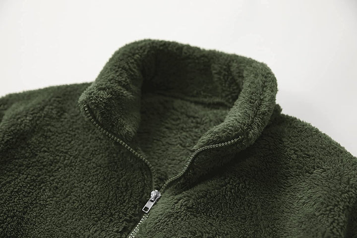 Men's Fleece Jacket with Soft Inner Lining and Practical Pockets Lune London