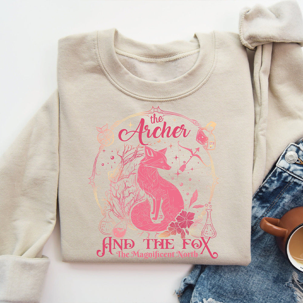 Sweatshirt pour femmes avec motif animal créatif et impression inspirante Chic & Stil