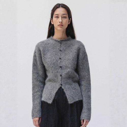 Veste en tricot élégante et chaude pour femmes avec patte de boutonnage Chic & Stil