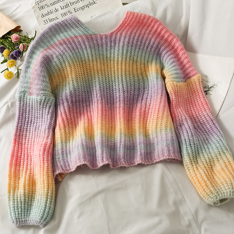 Women V-neck gradient vest chic and style