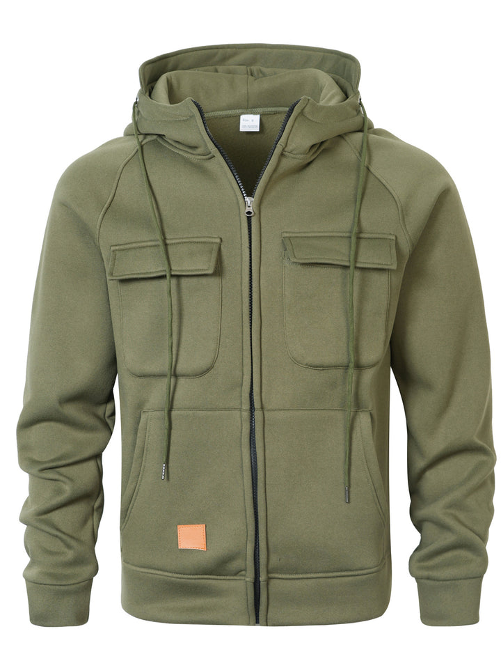 Men's hooded jacket with practical pockets and stylish design Lune London
