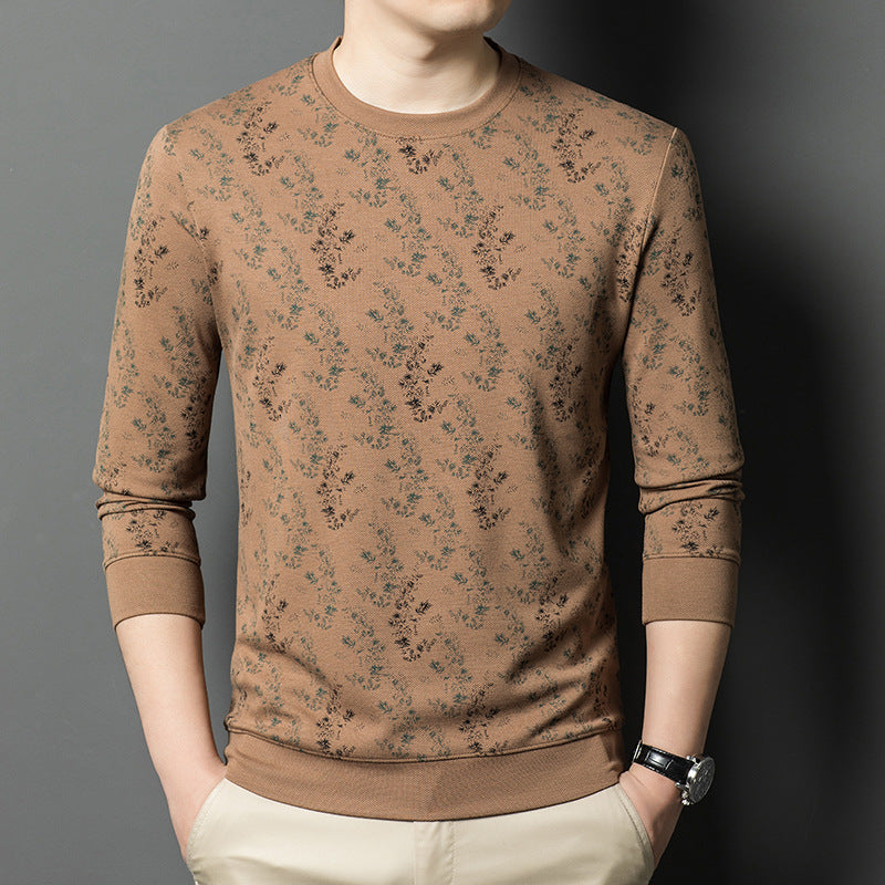 Stylish long-sleeved shirt for men with floral pattern and high-quality material Lune London