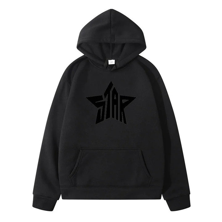 Women's hoodie with stylish star motif Chic & Stil