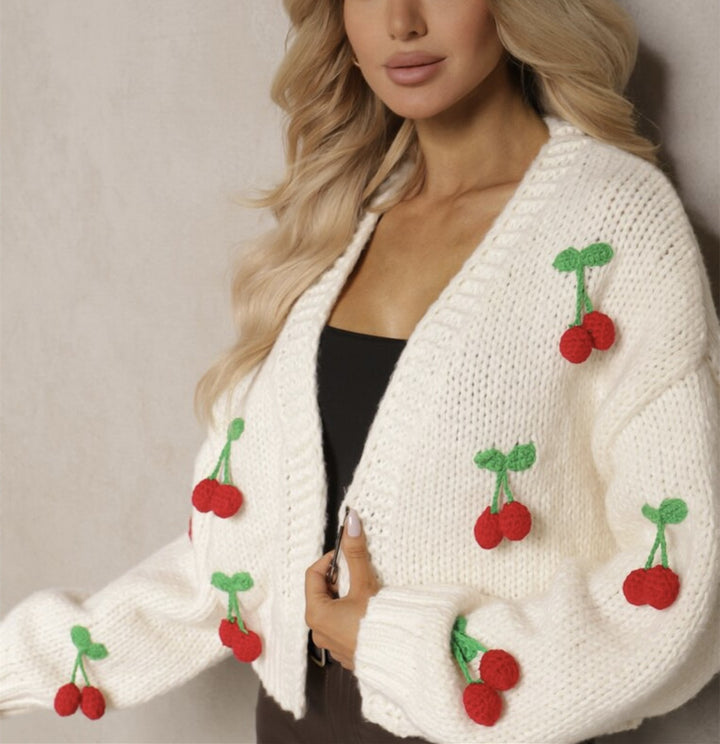 Women Playful Knit Vest with Decorative Details Lune London
