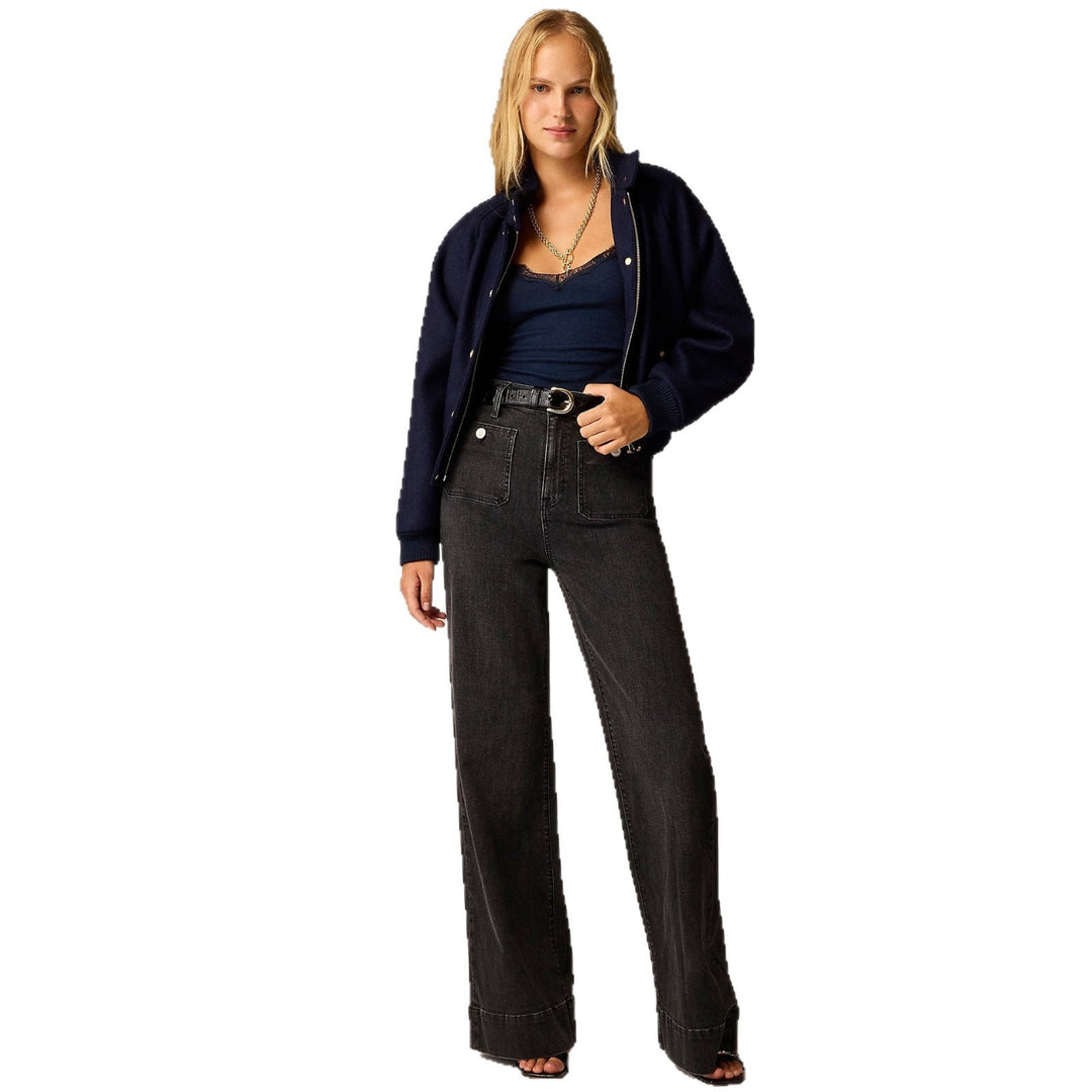 Women Wide Comfortable Jeans with High Waist Lune London