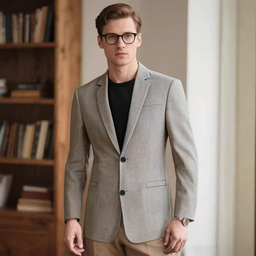 Elegant structured blazer for men with modern accents Lune London