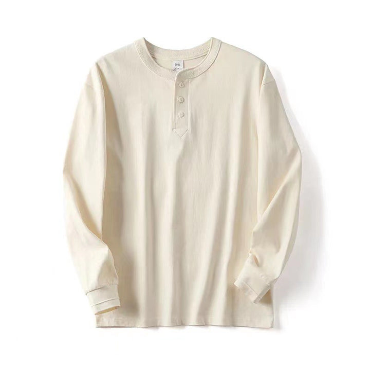 Chemise Henley à manches longues pour femmes en coton respirant Chic & Stil