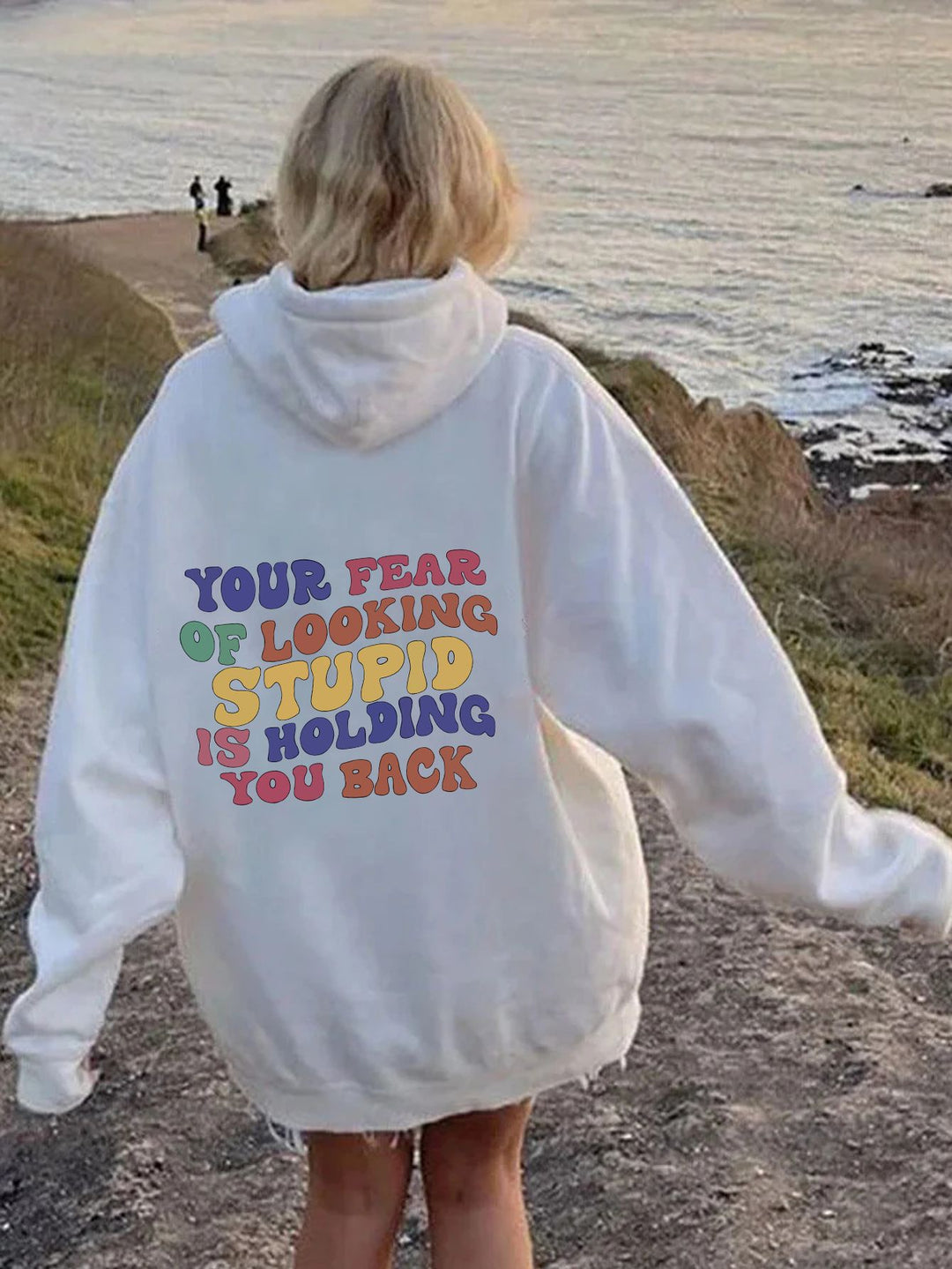 Women's hoodie with inspiring statement print Lune London