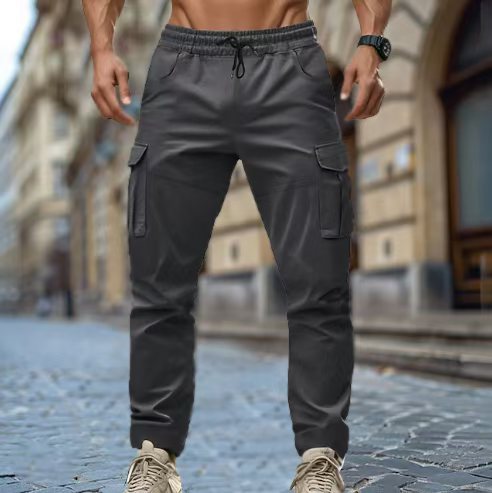 Functional cargo pants for men with adjustable waist and practical pockets Lune London