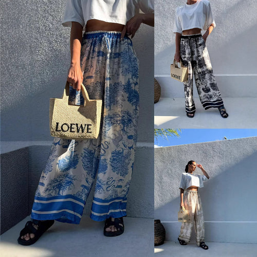 Lune London printed loose pajama pants for women