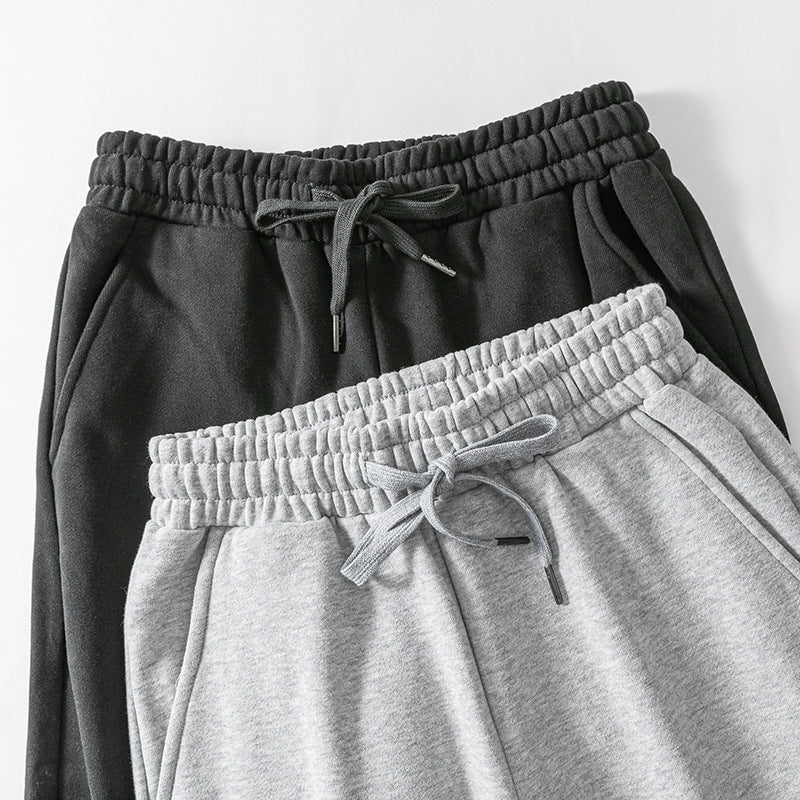 Leisure pants for women with elastic waistband and side pockets