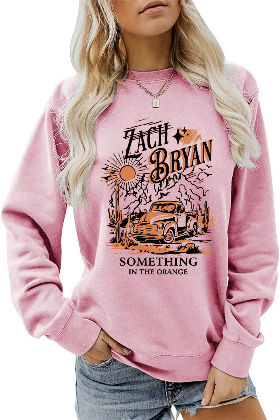 Sweat-shirt femme avec design de camion vintage inspirant Chic & Stil