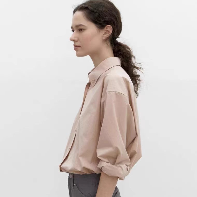 Chemise élégante pour femmes, ample, en tissu coton léger Chic & Stil