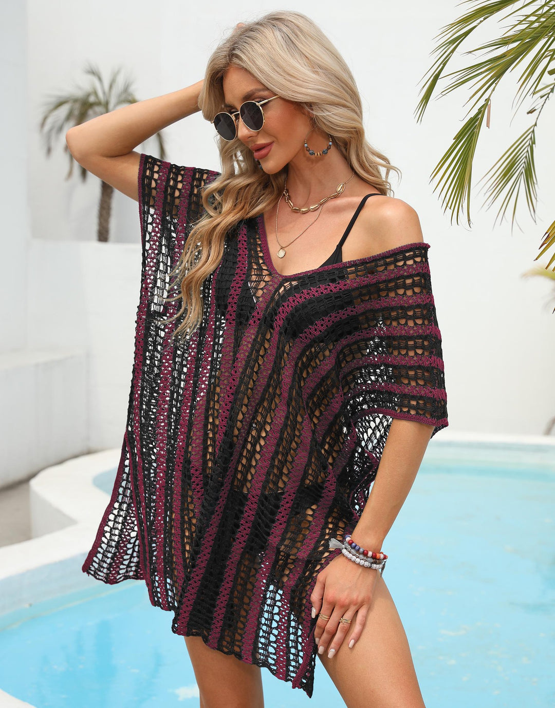 Lune London Women's Crochet Beach Tunic