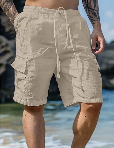 Men's cargo shorts with multiple pockets Lune London