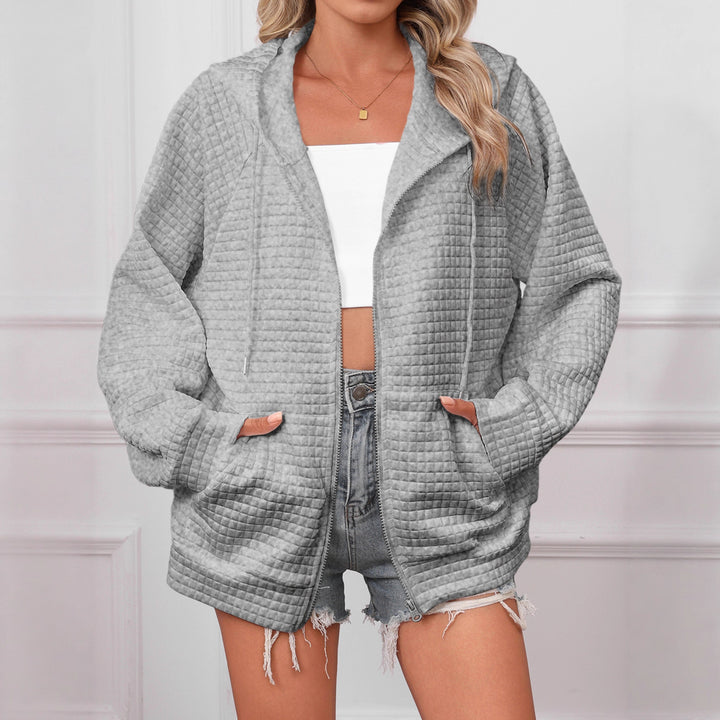 Oversized hoodie for women in structured material Lune London