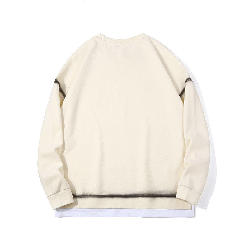 Men's casual sweatshirt with modern layered design Lune London
