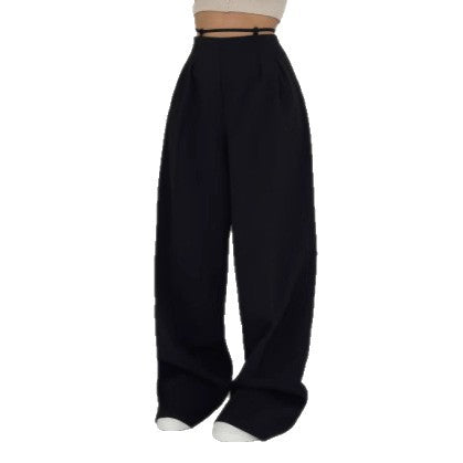 Pantalons chino taille haute pour femme avec nœud décoratif Chic & Stil