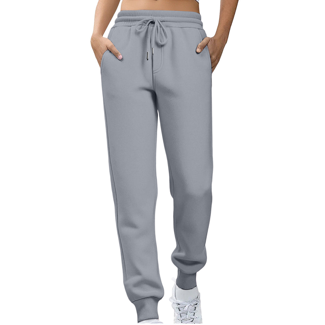 Women Relaxed Fit Sweatpants with Elastic Waistband and Side Pockets Chic & Stil