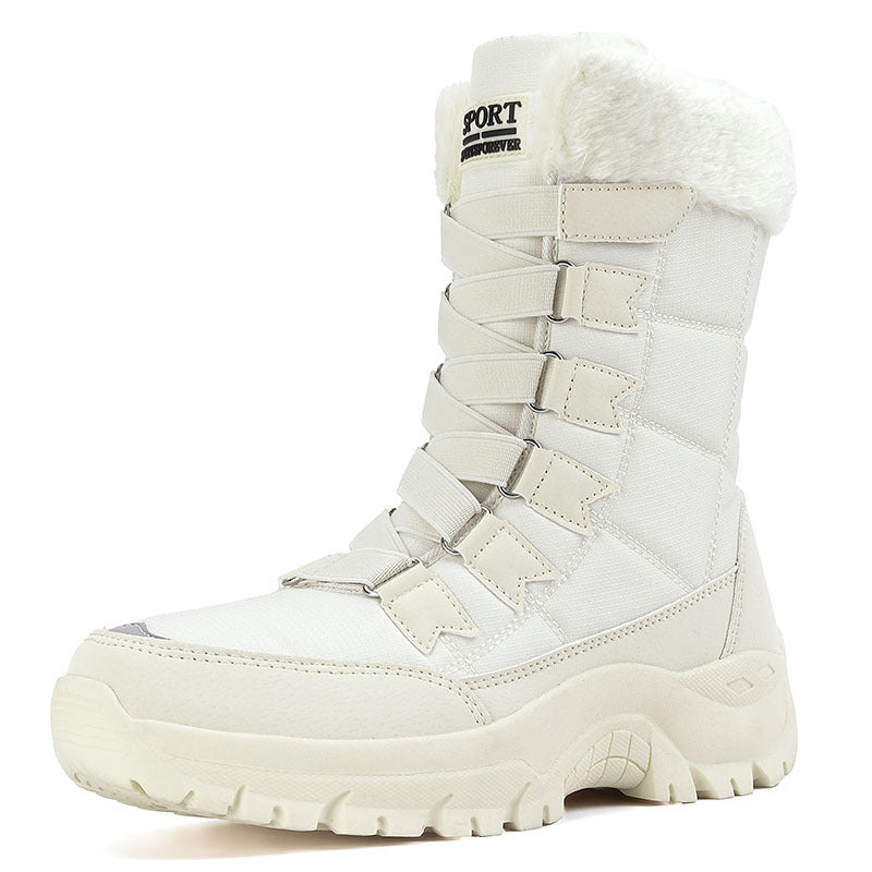 Women's waterproof winter boots with insulating lining and non-slip sole Lune London