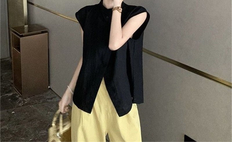 Women Elegant Cut Wide Leg Trousers Lune London