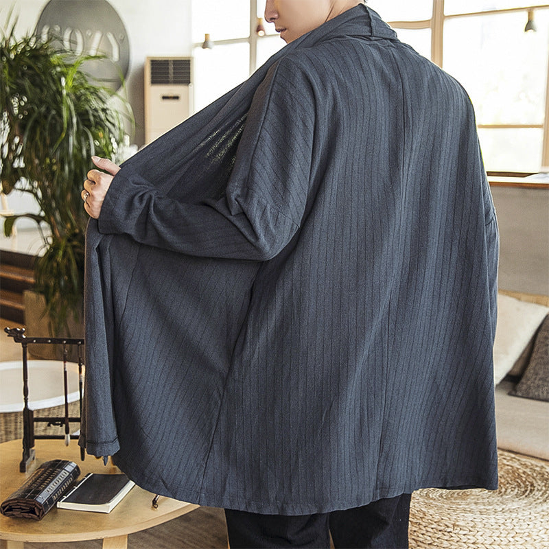 Casual kimono jacket for men with a stylish cut and a soft fabric Lune London