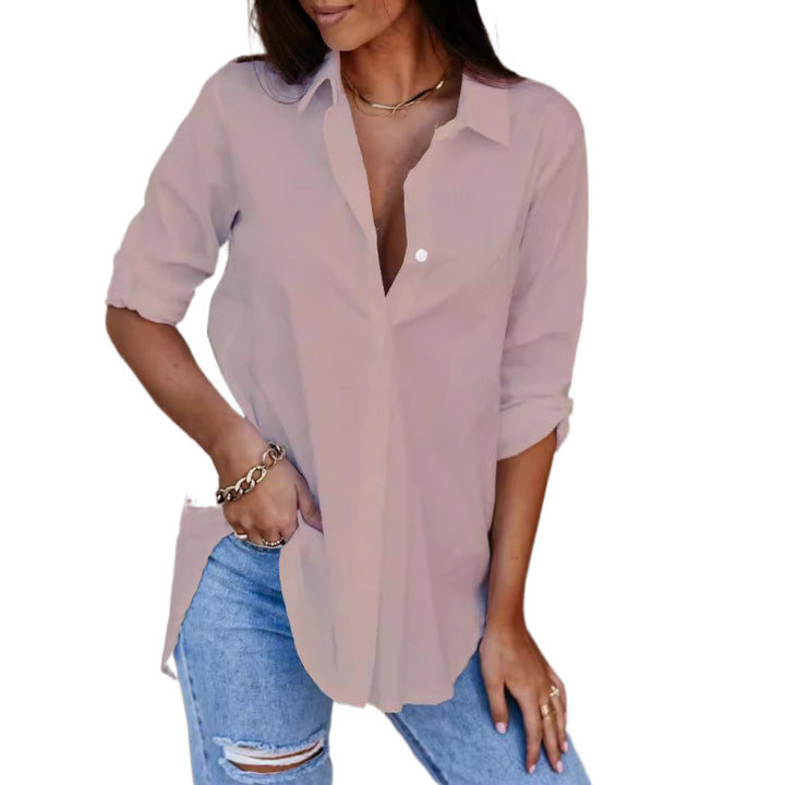 Lune London Casual Button-Up Shirt for Women