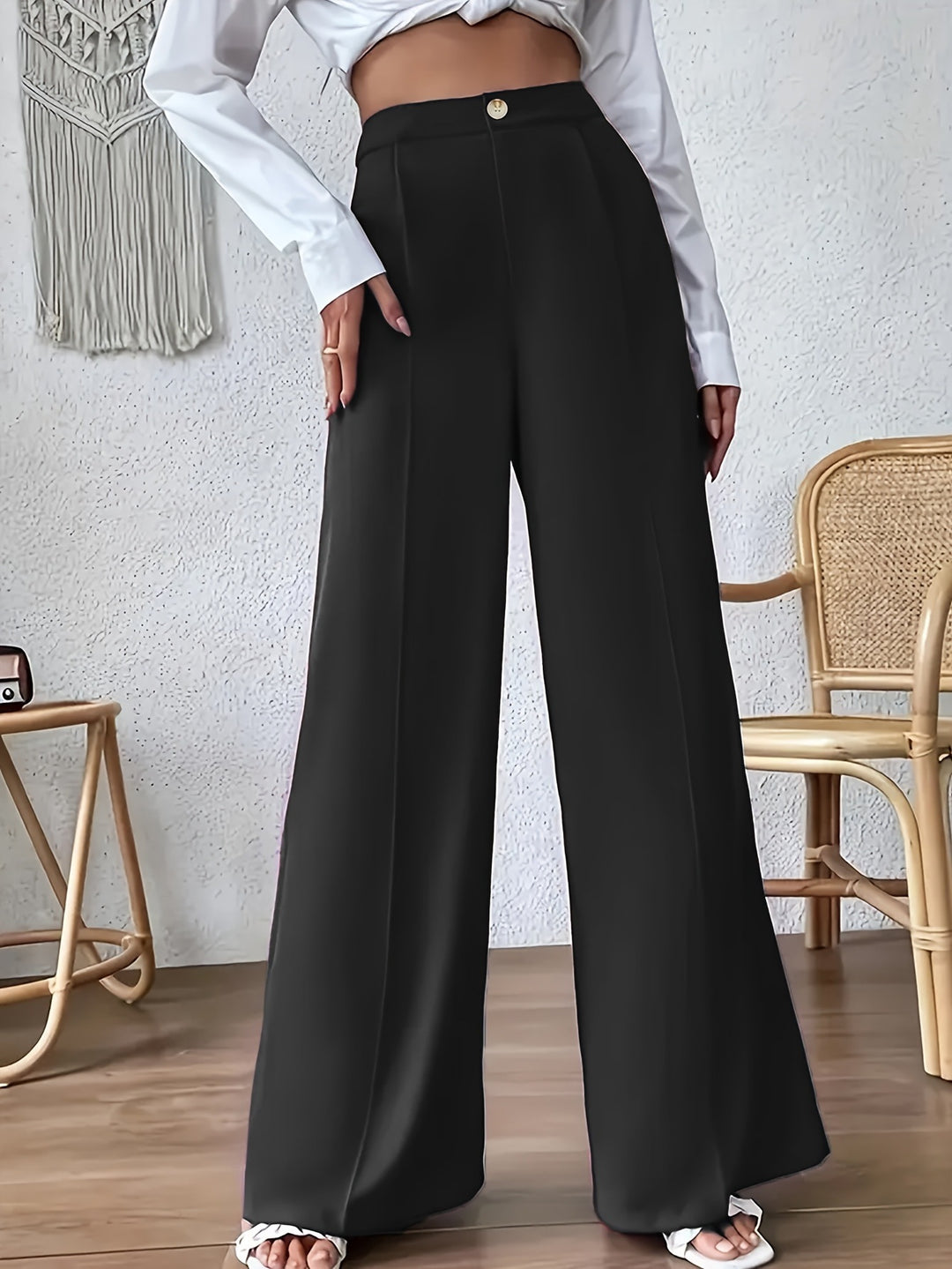 Women High-waisted Elegant and Loose Pants Lune London