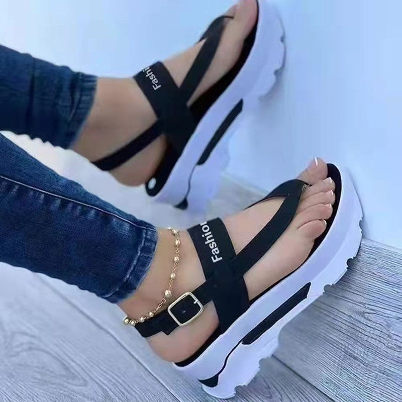 Ladies Trendy Platform Sandals Lune London