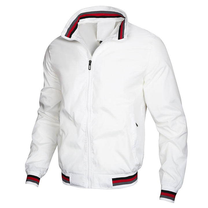 Men's sport jacket with structured collar and breathable technology Lune London