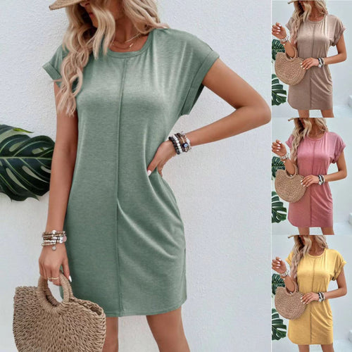 Short casual dress with short sleeves Lune London