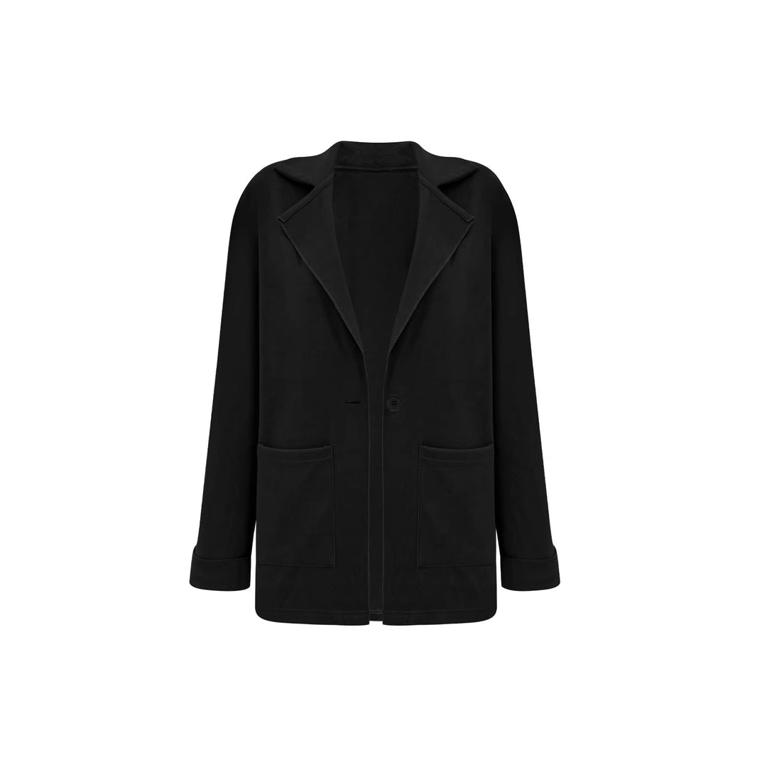 Blazer surdimensionné à la mode pour femmes avec poches pratiques Chic & Stil