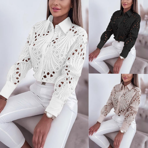 Elegant blouse for women with a unique cut design Lune London