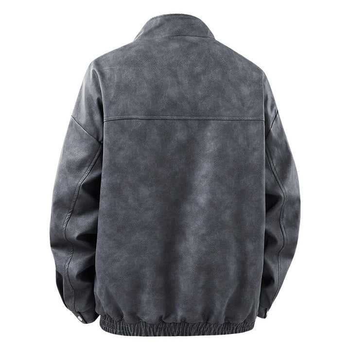 Modern leisure jacket for men with asymmetric cut and functional pockets Lune London