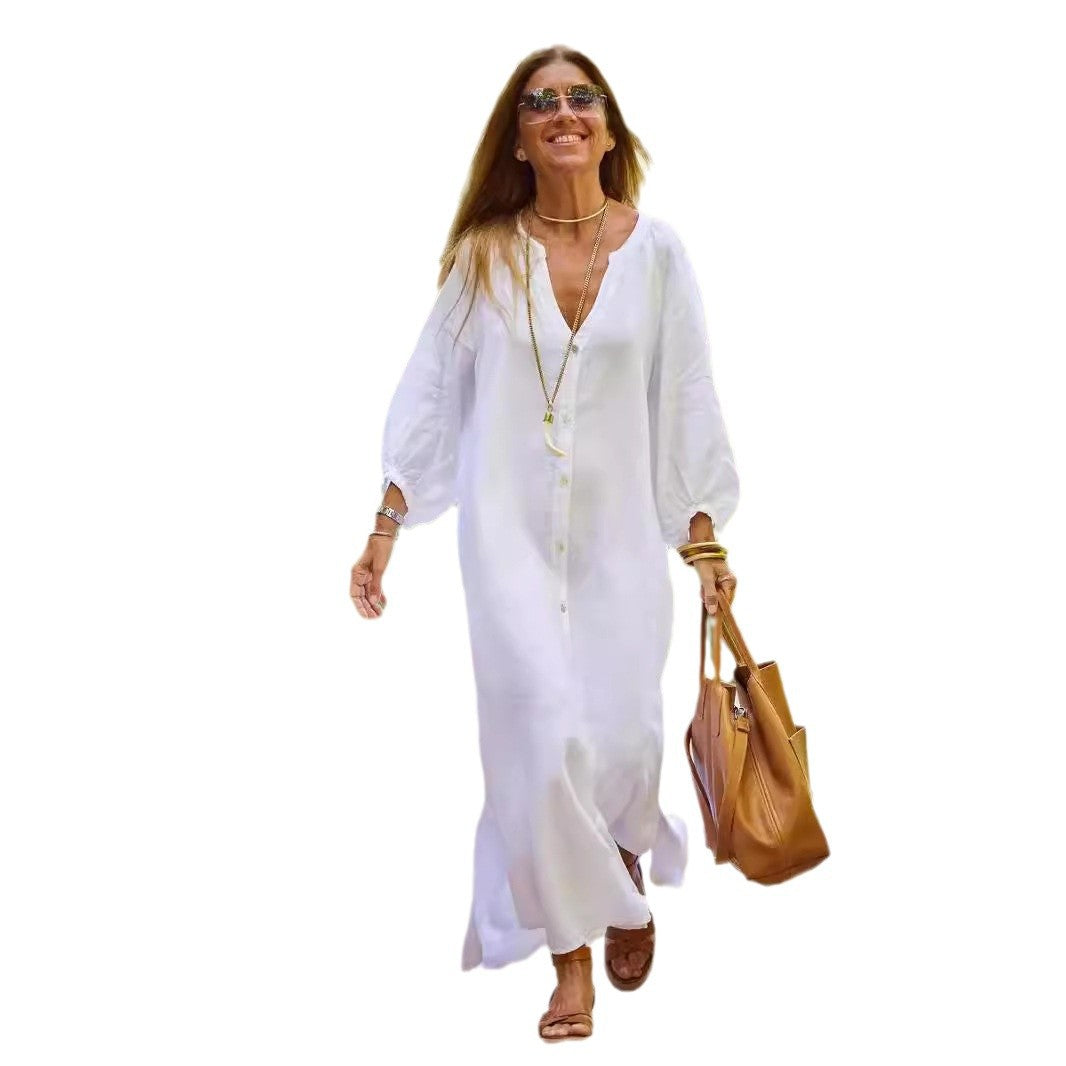 Women Lightweight Summer Dress Made of Linen Lune London