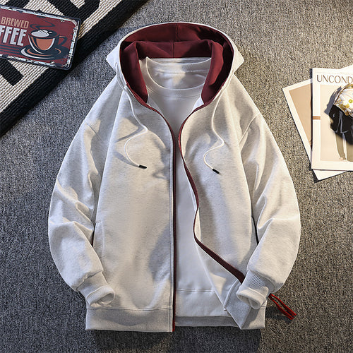 Trendy hooded jacket for men with contrasting details Lune London