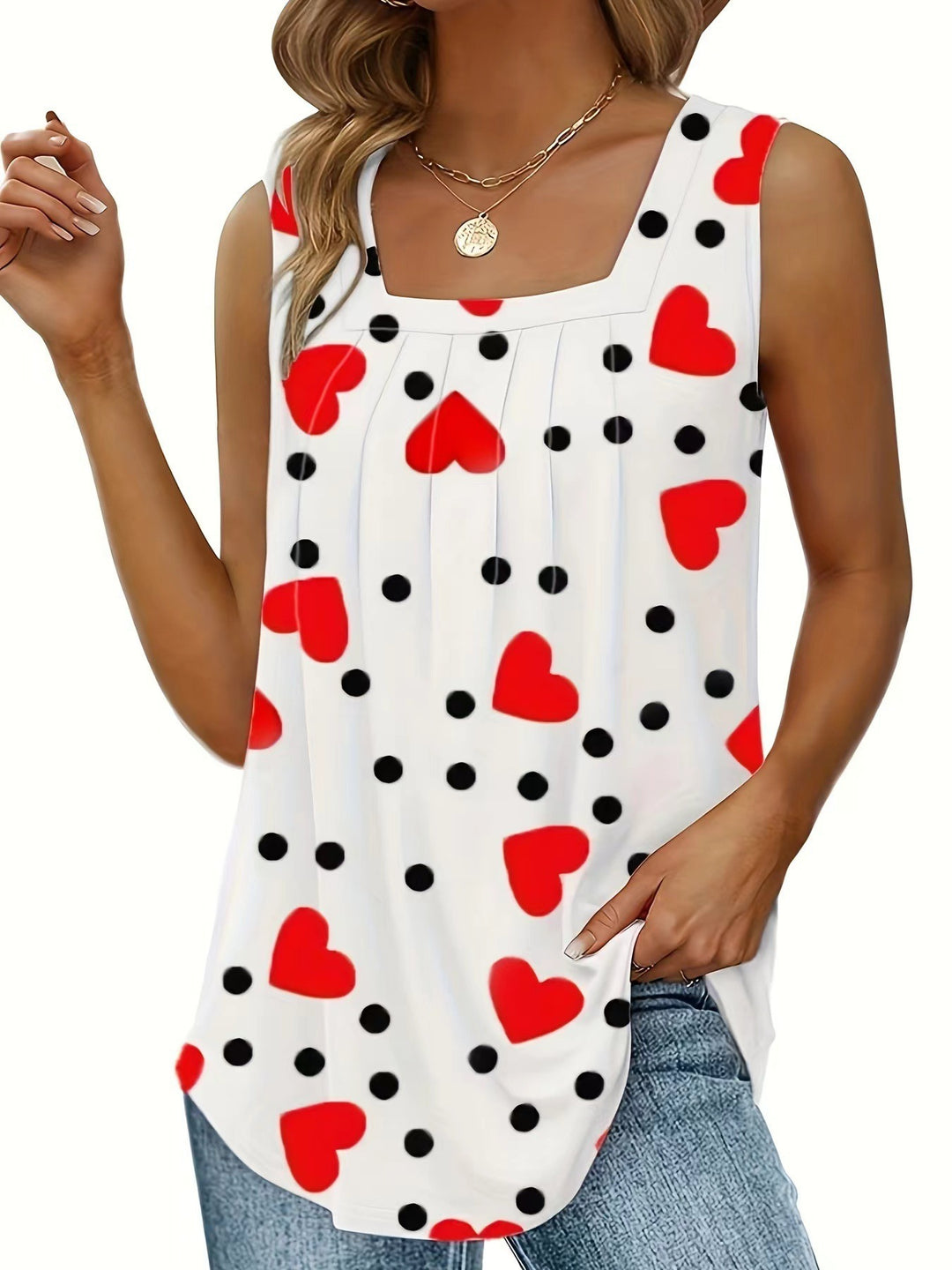 Ladies Trendy Chain Print Top Lune London