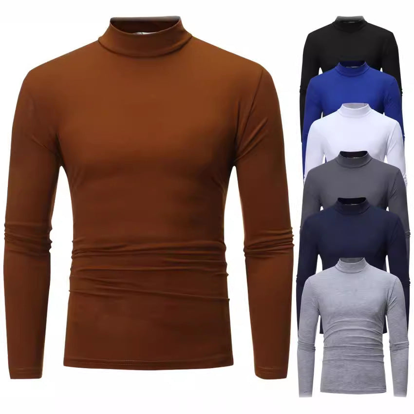 Men's Elegant Turtleneck T-Shirt Made Of Soft Jersey Lune London