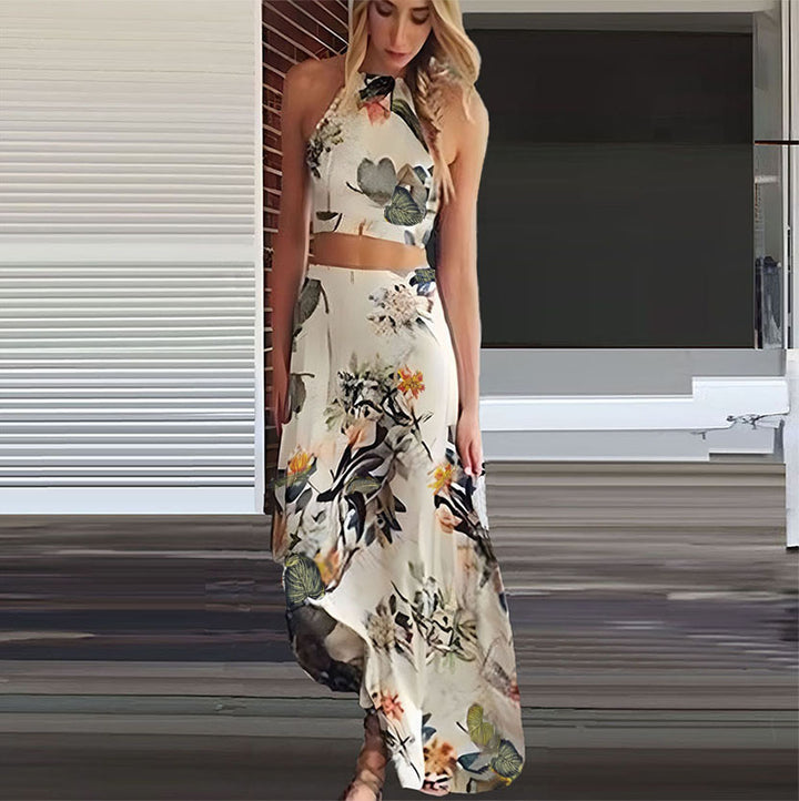 Ladies Floral Two-Piece Set Lune London