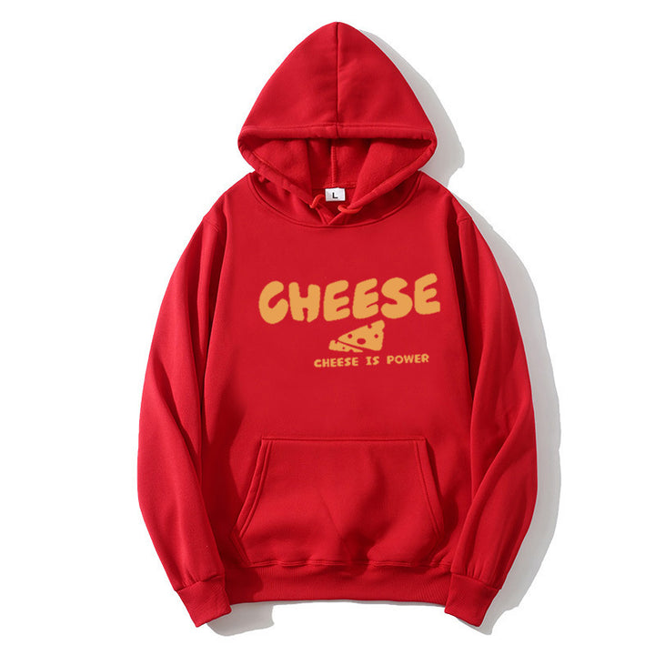 Women's hoodie with humorous cheese design Chic & Stil