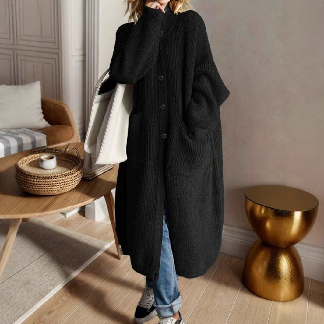 Oversized knit coat for women Lune London
