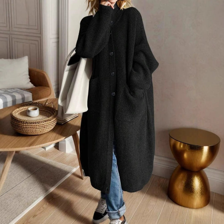 Oversized knit coat for women Lune London